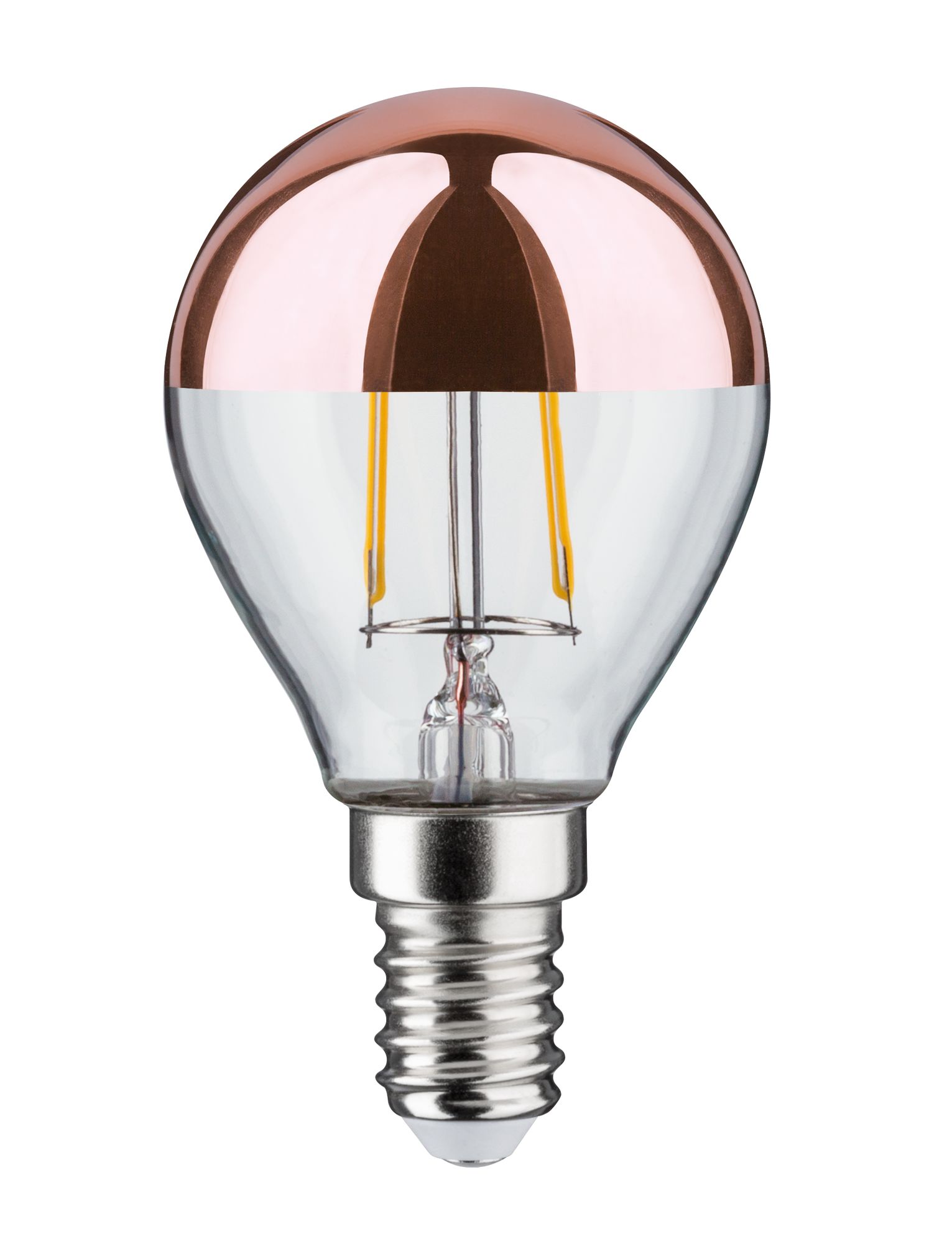 Kupfer LED Tropfen Kopfspiegel Paulmann 2700K 28665 E14 Lampe 2.6W
