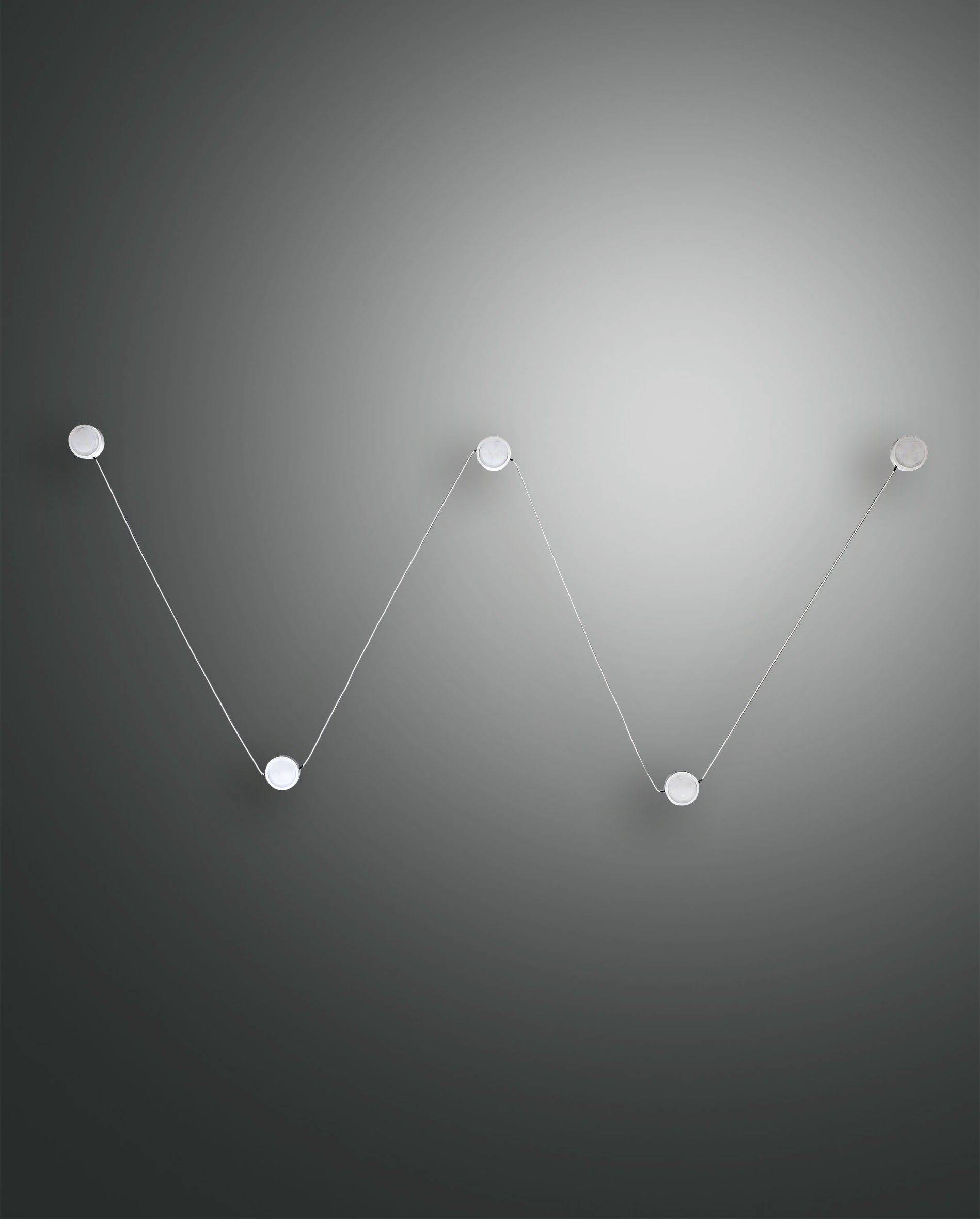 Fabas Luce Giro Deckenleuchte LED 5x5W Weiss