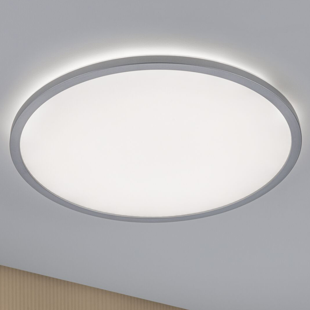 Paulmann 71006 LED Panel 3-Stufen-dimmbar Atria Shine Backlight rund  neutralweiß Chrom matt dimmbar