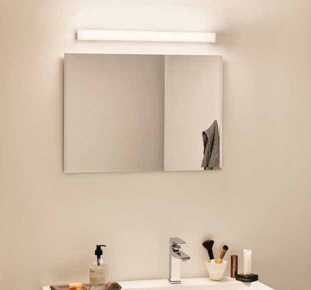 HomeSpa LED-Spiegelleuchte Luno WhiteSwitch-Funktion 59cm Länge Aluminium  Paulmann 78949 | Spiegelleuchten