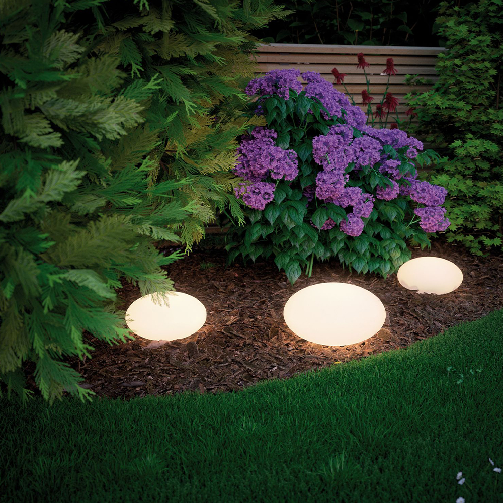 94175 Paulmann Outdoor & Plug Shinet leuchtende Gartenkugel Stone