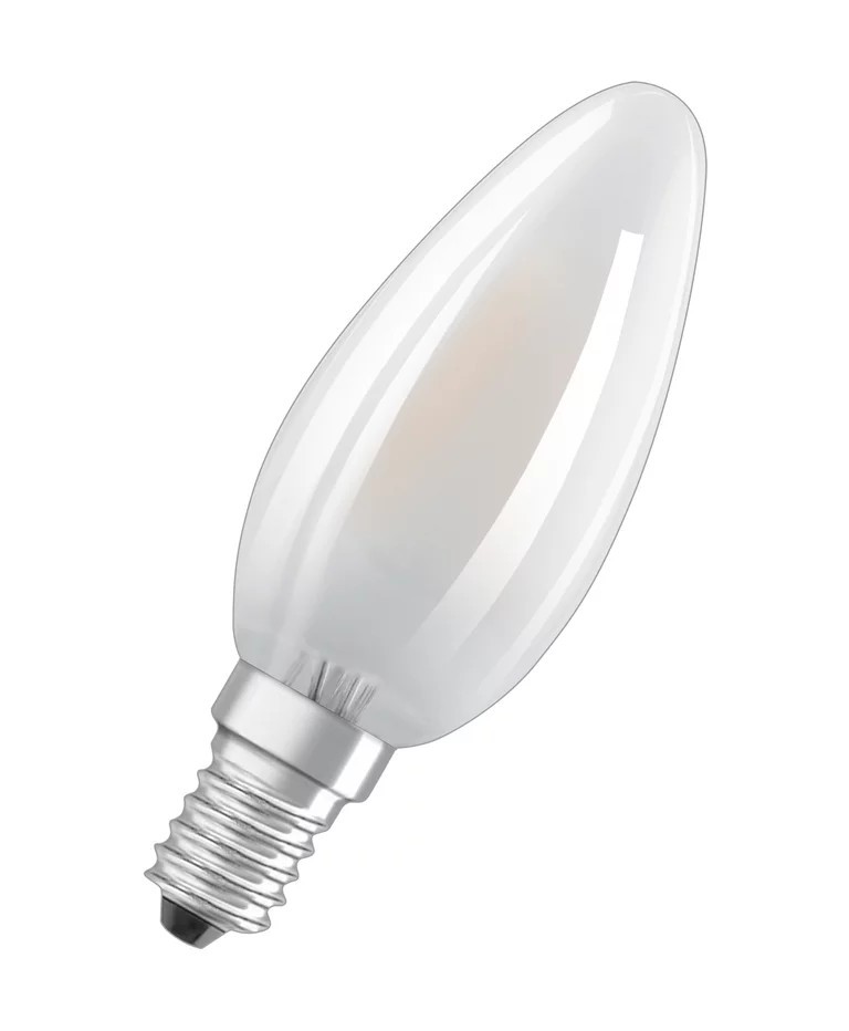 Plus matt E14 40W Kerzenlampe Superstar LED wie OSRAM Filament LIGHTING HD 3,4W