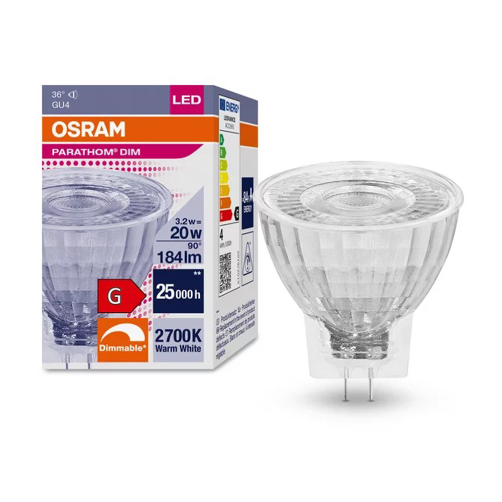 OSRAM PARATHOM MR11 LED Reflektor dimmbar 36° wie 20W 2700K warmweiß