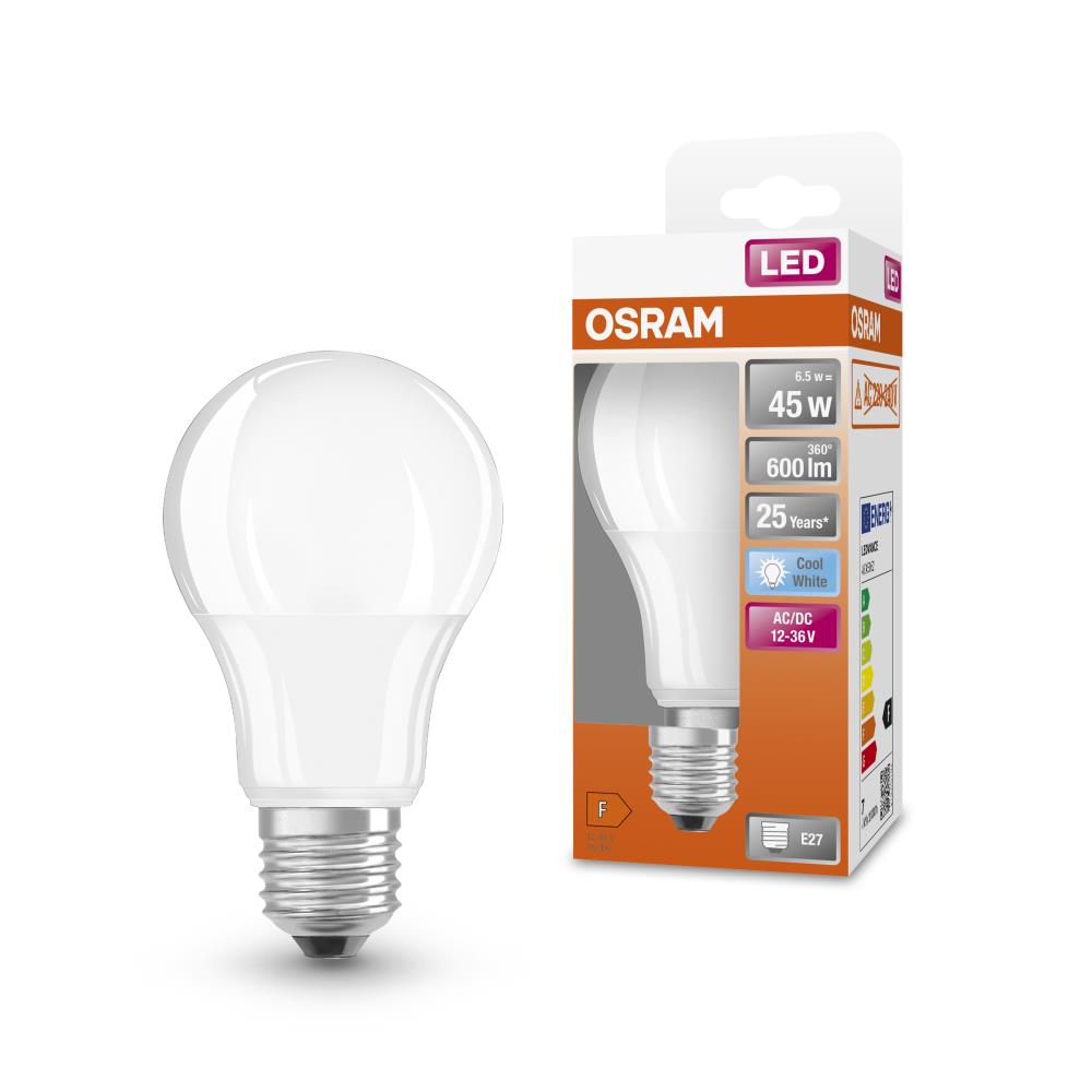 Osram E27 LED Star Classic Lampe Matt neutralweißes Licht 6,5W wie 45W