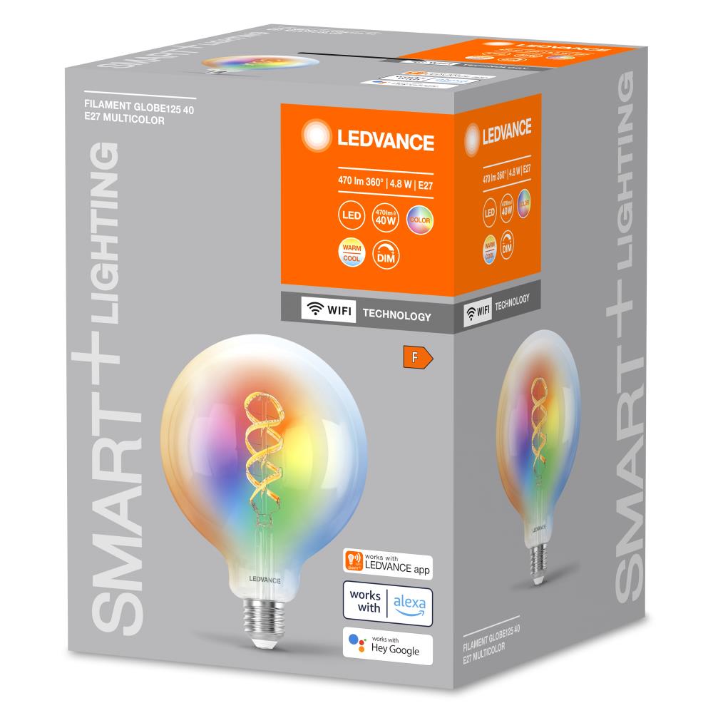 4er-Pack LEDVANCE SMART+ E27 WiFi Filament Globe