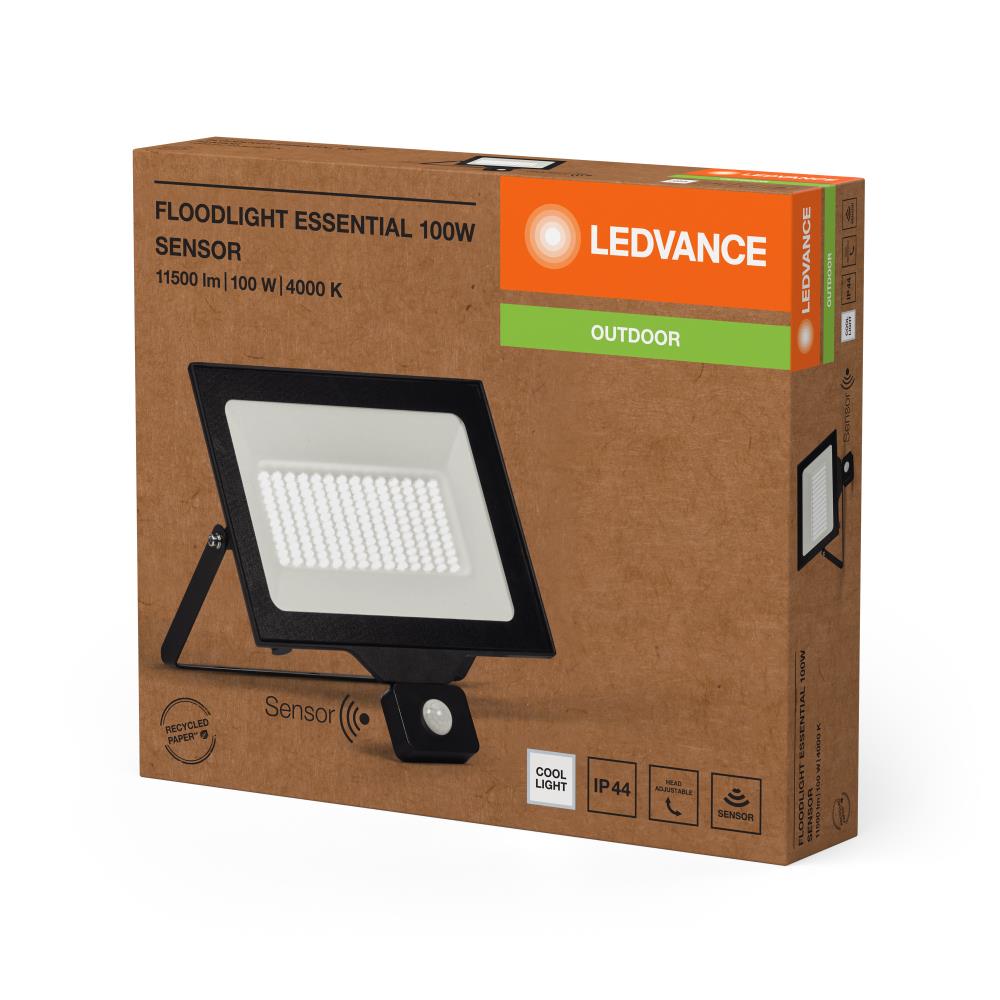Lightasea LED Strahler It Bewegungselder Außen, 100W 10000L Scheinwerfer It Fernbedienung