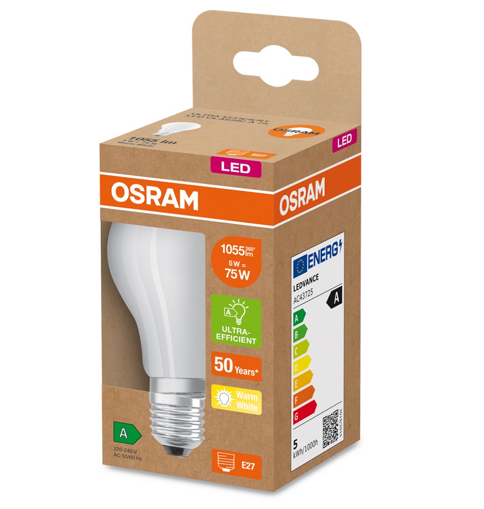 OSRAM E27 LED Leuchtmittel leistungsstark & besonders effizient
