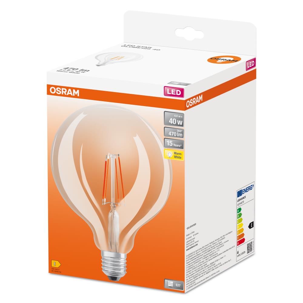 Optonica LED Globo Birne – 15W, E27, Kaltweiß 6000K, 1380 Lumen, G125 Form