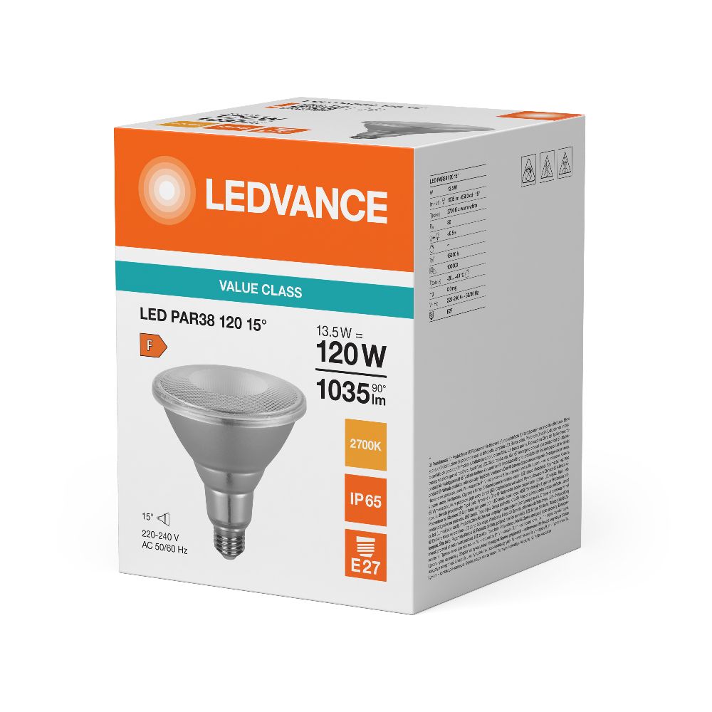 Produktbild von LED-Strahler McShine PAR38 E27 – 15W, 1200 Lm, 45° Abstrahlwinkel, 3000K Warmweiß