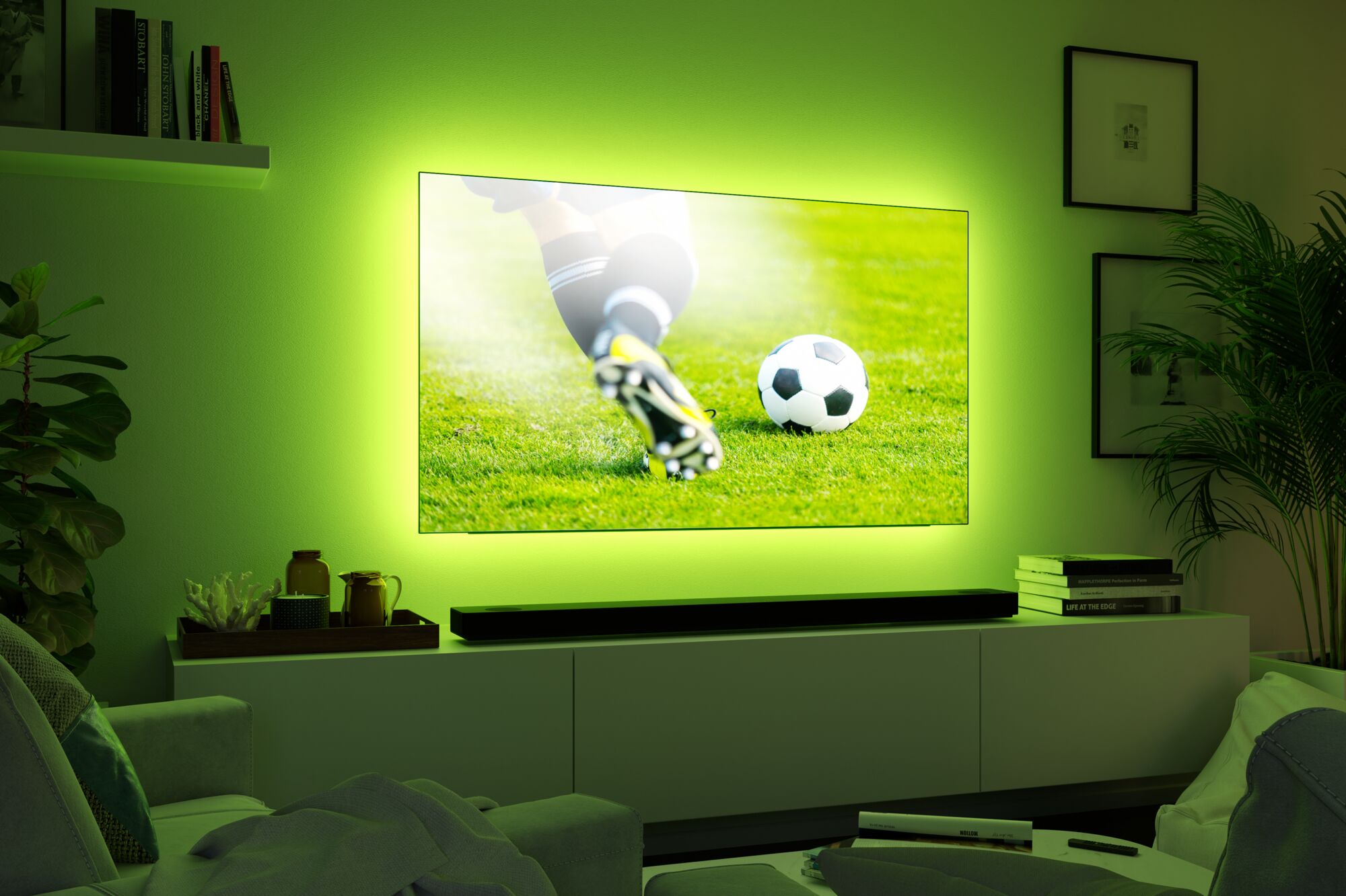 Paulmann 78875 MaxLED 250 LED Strip TV Comfort Basisset 3,6m 20,5W  gemütlich Regenbogen/ Weiß