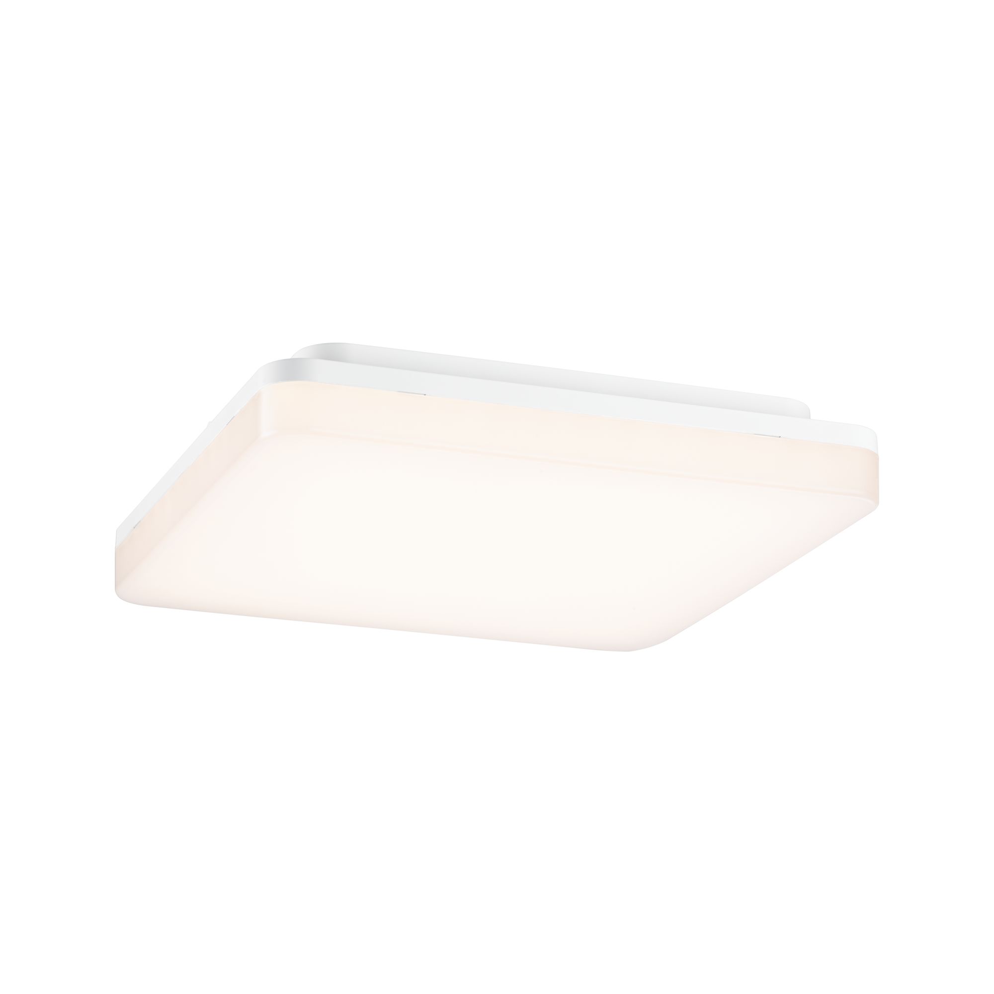 Rechteckige Badezimmer Deckenleuchte Cela IP44 LED Panel mit WhiteSwitch  Weiß Kunststoff Paulmann 79839 | Deckenlampen