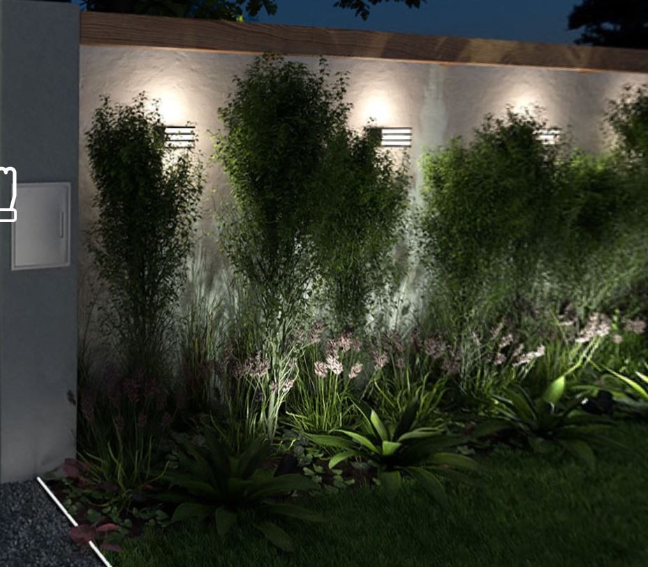 Philips Hue White Ambiance Lucca LED Wandleuchte Outdoor anthrazit