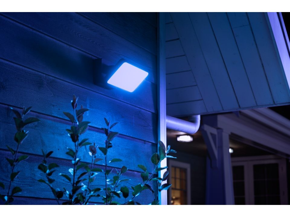 Philips Outdoor LED IP44 Hue ZigBee Wandleuchte Fluter Discover