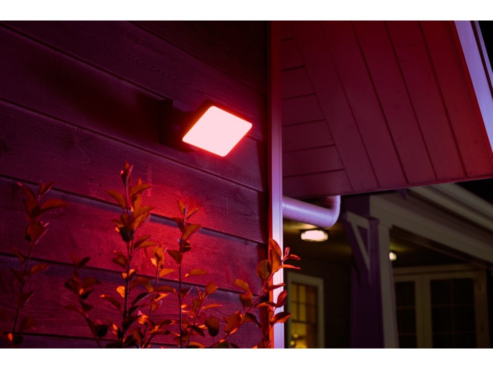 Philips Hue Discover Fluter LED Outdoor Wandleuchte IP44 ZigBee | Flutlichtstrahler