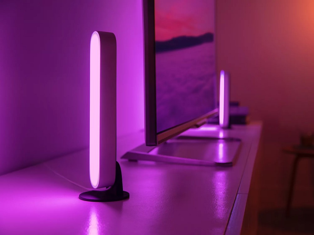 Philips Hue White and Color Ambiance Play Lightbar Basis-Set Doppelpack in  Weiß