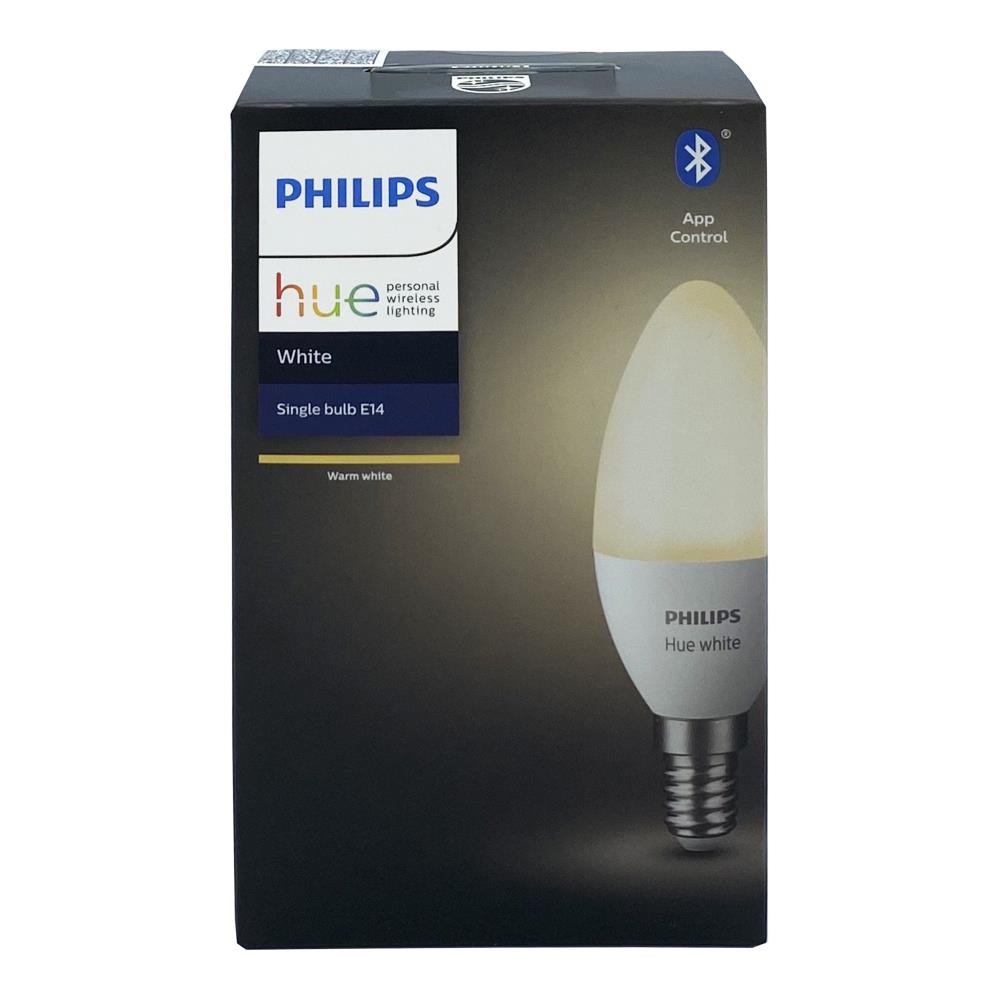 Philips Hue White Leuchtmittel Warmweiß E14 LED Bluetooth