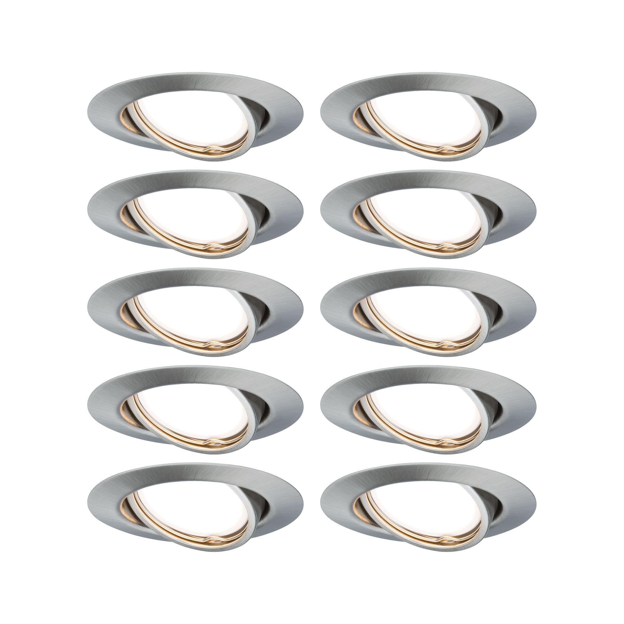 Paulmann LED Einbaustrahler Set – 3x Schwenkbare GU10 Spots In Warmweiß, Inklusive LEDs