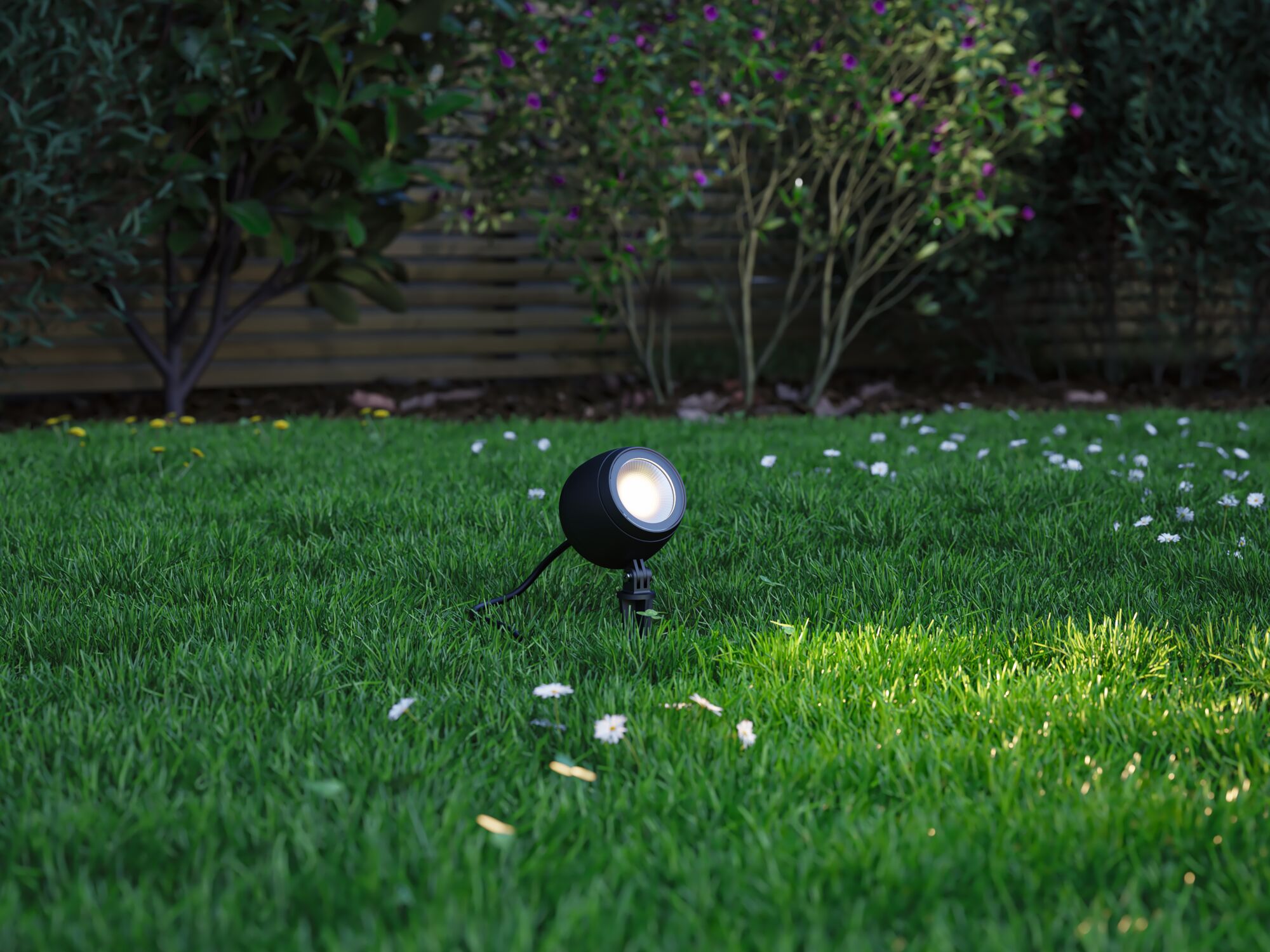 Paulmann 94768 Plug & Shine LED Gartenstrahler Smart Home Zigbee Kikolo  insektenfreundlich IP65 Tunable Warm 6,