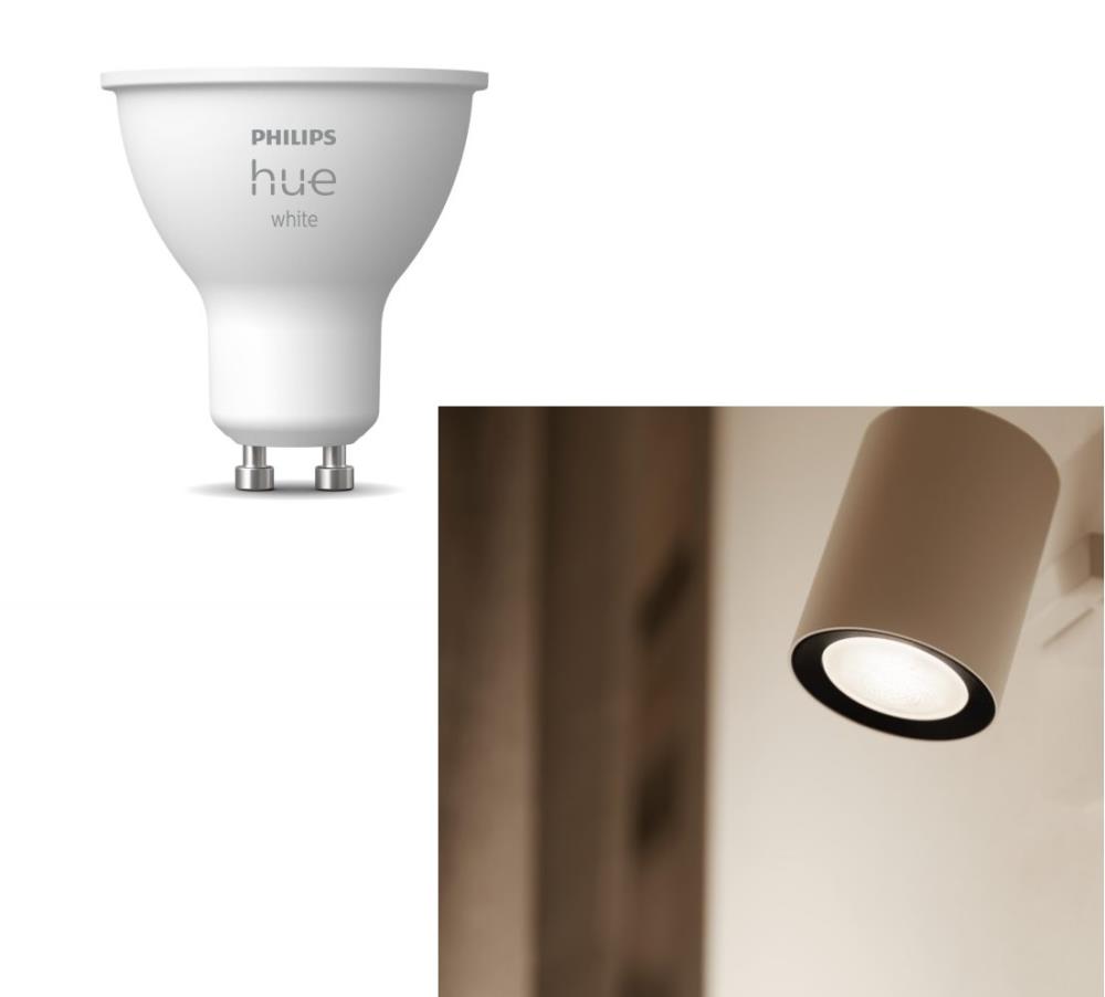 Philips Hue White GU10 LED Leuchtmittel warmweiss dimmbar Bluetooth