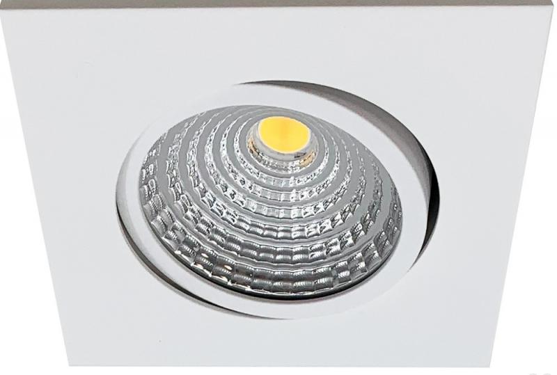 MOBILUX LED Einbaustrahler MOBiDIM COB POWER 12W Q 3000K Weiß