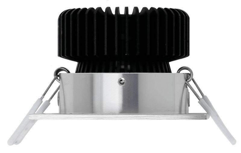 MOBILUX Schwenkbarer LED-Einbaustrahler MOBiDIM COB POWER 12W R 3000K alu poliert