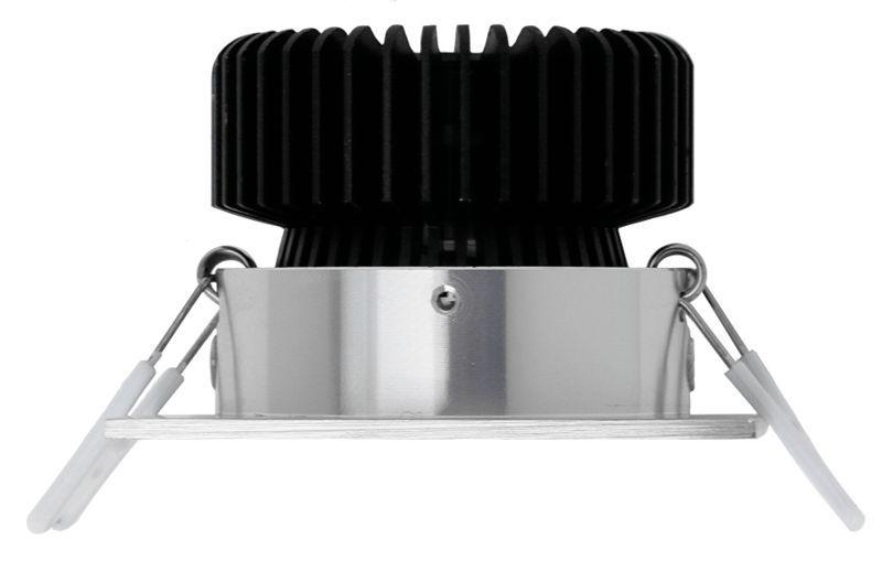 MOBILUX LED Einbauleuchte MOBiDIM COB POWER 12W R 3000K alu gebürstet