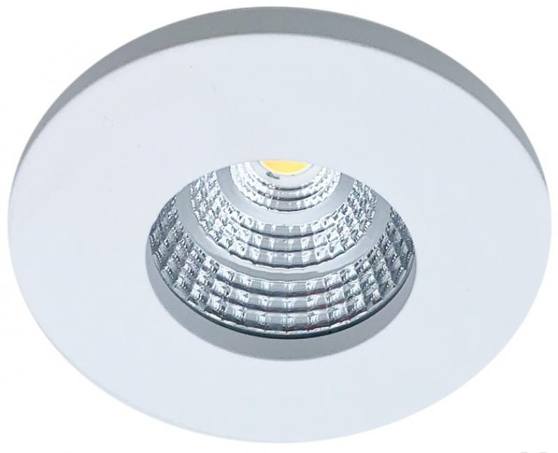 Mobilux LED-Einbauleuchte Badstrahler MOBiDIM COB CLASSIC IP65 9W 2700K 45° weiß