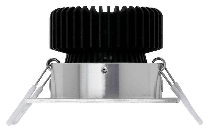 MOBILUX Schwenkbare LED Einbauleuchte MOBiDIM COB POWER 11,5W R DIM2WARM 45° 95Ra alu gebürstet