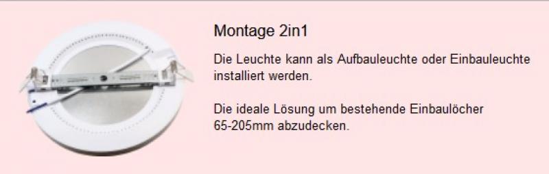 LED Aufbau- & Einbau- Panel MULTiLED 220R Sensor weiß umschaltbare Farbtemperatur 02500225 MOBILUX