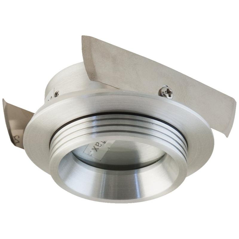 EVN Decken-Einbaustrahler für GU4 Leuchtmittel rund alu pol. IP54 12V EinbauØ60