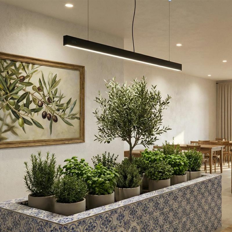 CDS LED-Pendelleuchte PENDULUM 1700 HORTICULTURE – Professionelle Pflanzenbeleuchtung für moderne Innenraumbegrünungen