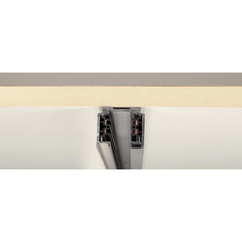 SLV 145102 EUTRAC 3-Phasen Stromschiene 1m silber eloxiert