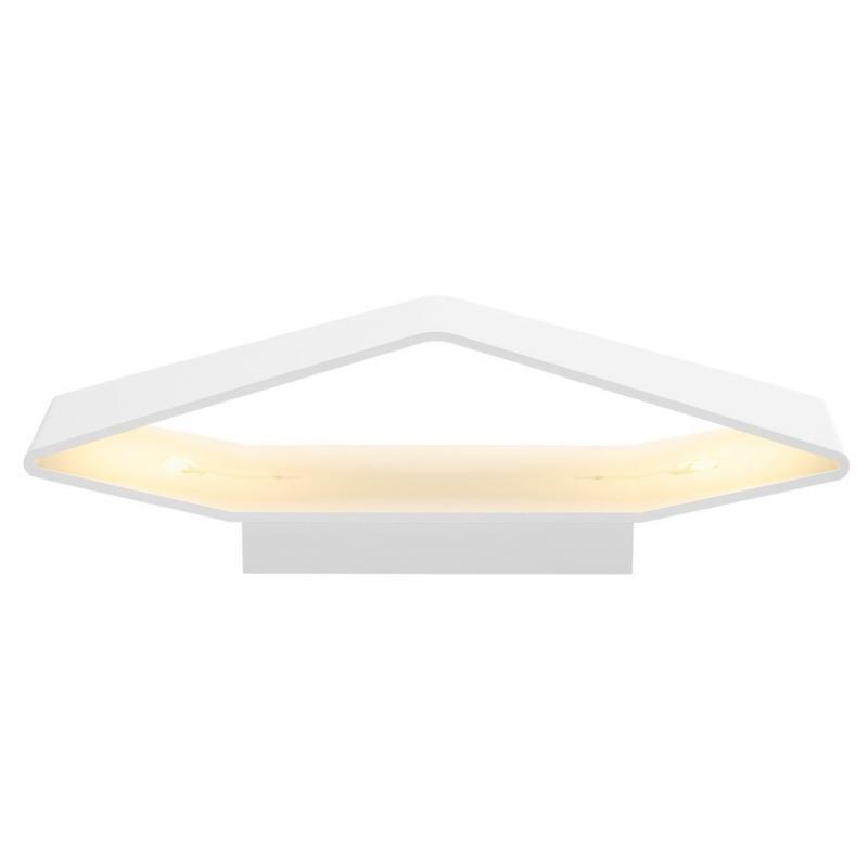 Extravaganter Blickfang an der Wand futuristisches Design SLV 151741 BIG CARISO LED Wandleuchte in weiß