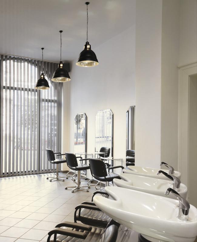 SLV 165359 PARA 380 Reflektorleuchte, schwarz, E27, max. 260W 2 Packstücke!