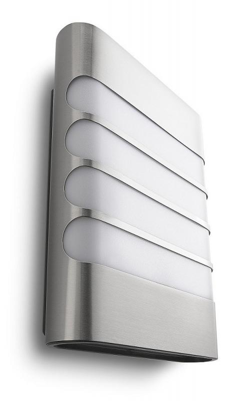 Philips myGarden LED Wandleuchte Raccoon 172734716, 270lm, Edelstahl