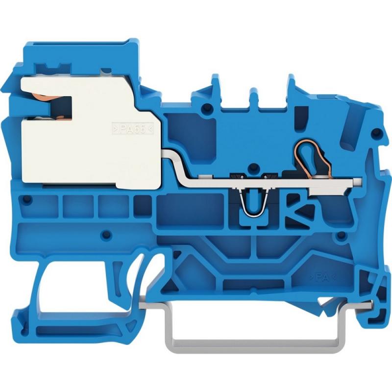 WAGO 2002-7114 N-Trennklemme 2,5 mm² Push-in CAGE CLAMP blau