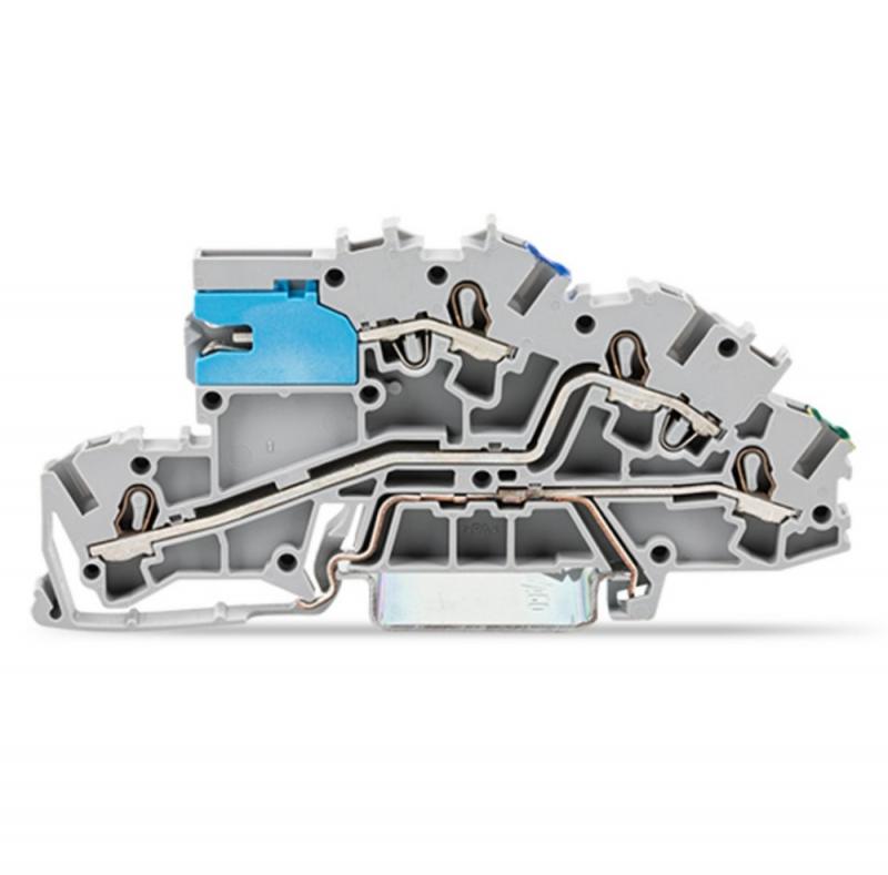 WAGO 2003-7641 Kklemme 2,5 mm² NT/L/PE Push-in CAGE CLAMP