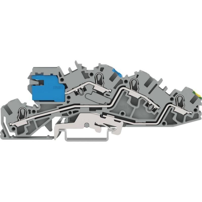 WAGO 2005-7641 Installations-Etagenklemme NT/L/PE 4 mm² mit N-Trennschlitten