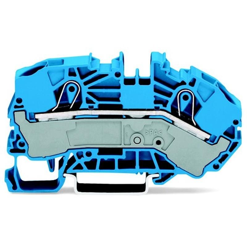 WAGO 2016-7604 Einspeiseklemme 16 mm² blau Push-in CAGE CLAMP