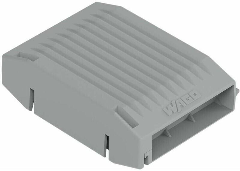 WAGO 207-1373 Gelbox Durchgangs Verbindung Serie 221 Größe 2 grau