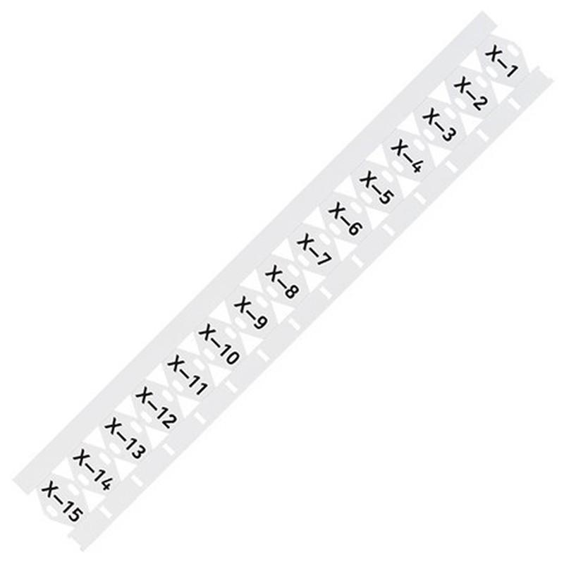 WAGO 211-835 Leitermarkierer Kabelbündelmarkierer 25 x 11 mm weiß