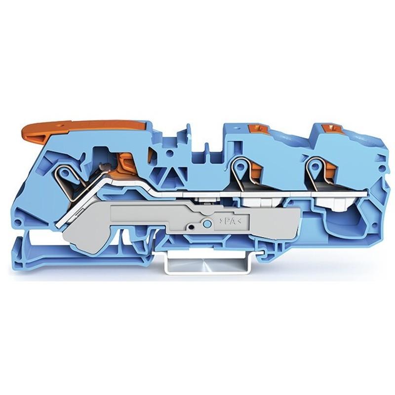 WAGO 2116-5304 Durchgangsklemme 16 mm² blau