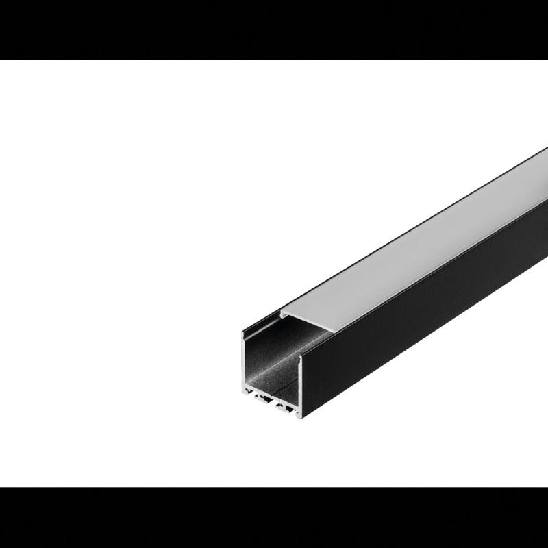 SLV 213610 GLENOS Profi-Profil 3030-100, mattschwarz, 1m