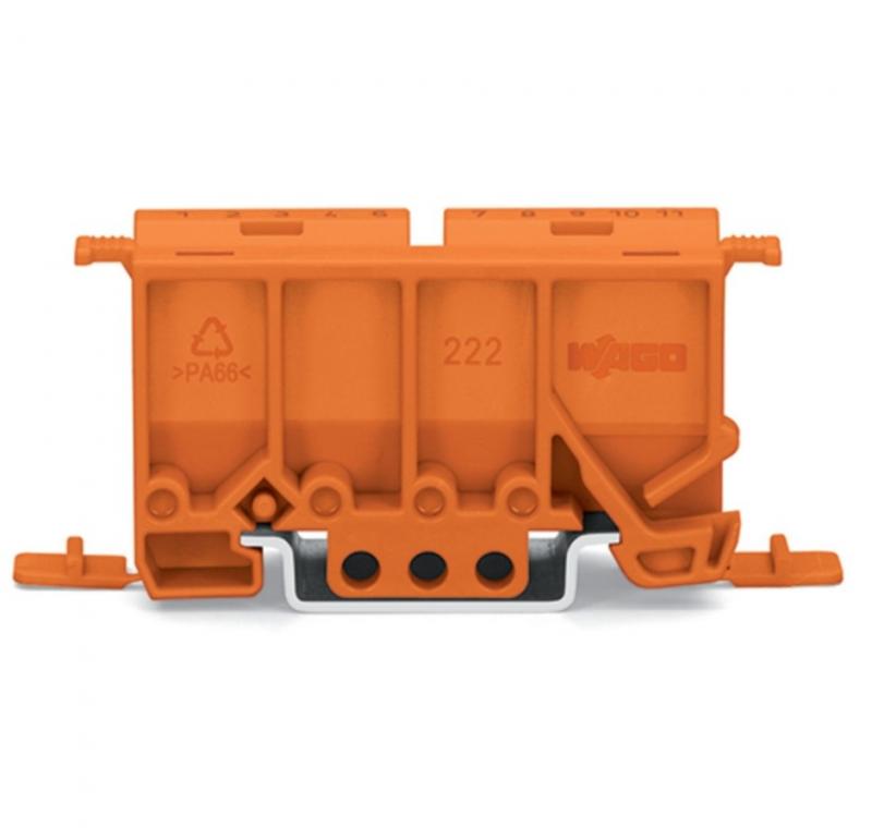 WAGO 222-500 Befestigungsadapter orange