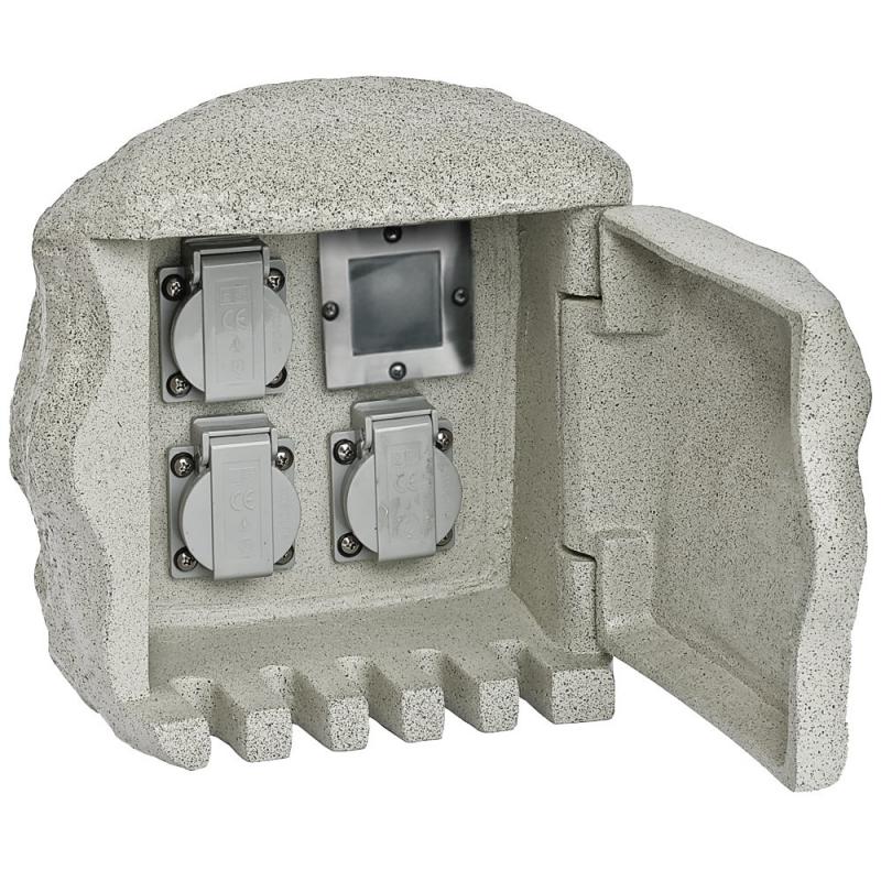 EVN 3-fach Funk-Energieverteiler in Steinform 2303FE2