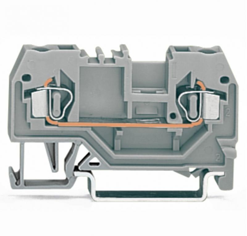 WAGO 280-901 Durchgangsklemme 2,5 mm² CAGE CLAMP grau