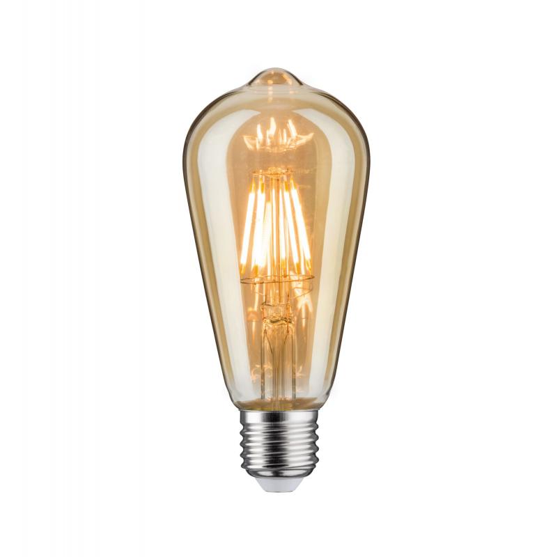 Paulmann 28523 LED Vintage Rustika 6W E27 Gold Dimmbar 1700K - extra warmes licht