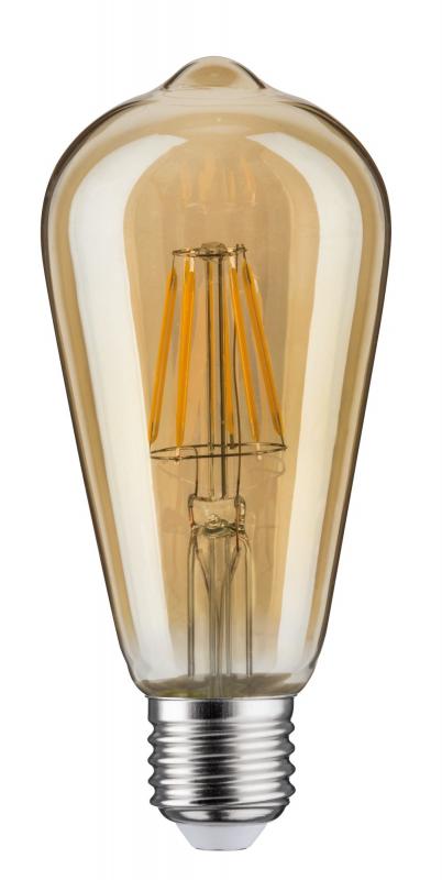 Paulmann 28523 LED Vintage Rustika 6W E27 Gold Dimmbar 1700K - extra warmes licht