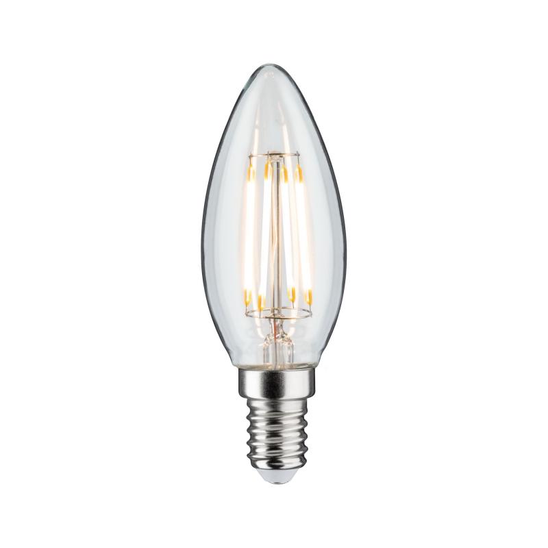 Paulmann 28684 LED Filament Kerze E14 4.8W wie 40W klar dimmbar warmweißes Licht 2700K