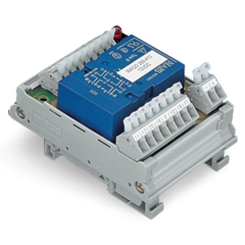 WAGO 288-414 Schaltrelais Relaismodul zwangsgeführt 24 V AC/DC 4S/4Ö